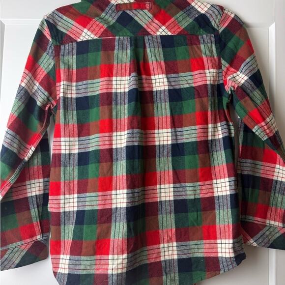 Legendary Whitetails Flannel Shirt Youth Large 14/16 Holiday Plaid Winter Fall - Picture 11 of 12